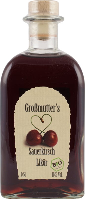 Grossmutters BIO Sauerkirschlik&ouml;r | 16% | 0,50 l